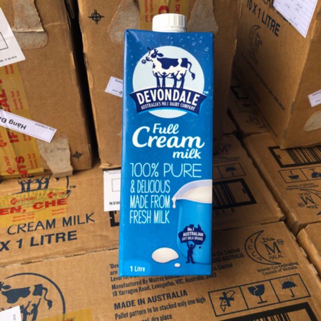 Sữa Tươi Devondale 1l Nguyên Kem - Hộp 1 lít