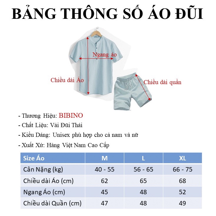 Bộ đũi nam cổ tàu tay ngắn form rộng phong cách hàn quốc mặc nhà dạo phố mềm mịn dày dặn thoáng mát cao cấp đẹp BIBINO