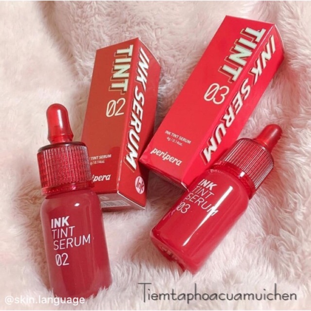 Son Tint Bóng Có Dưỡng Peripera Ink Tint Serum