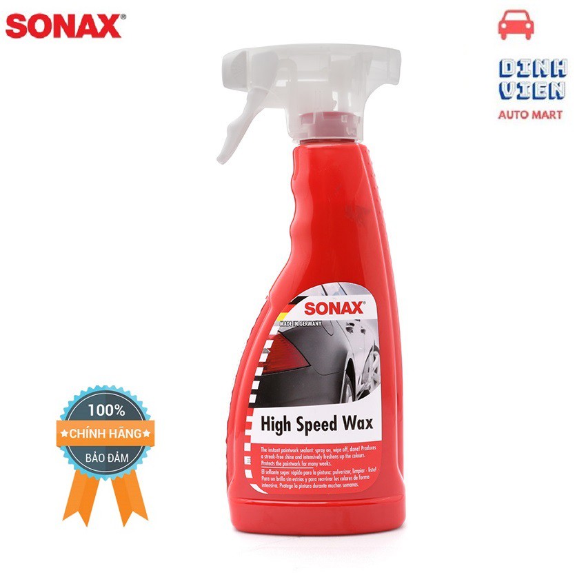 Tẩy bụi công nghiệp Sonax Fallout cleaner 500ml Loại bỏ làm sạch bụi công nghiệp, vết rỉ nhỏ, nhựa cây bám bề mặt sơn .