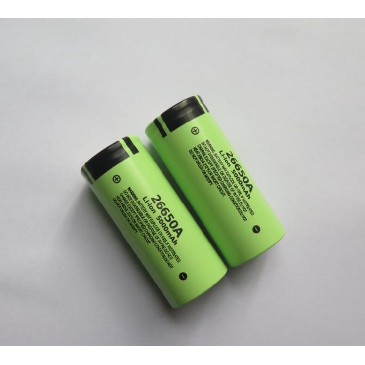Pin 26650 dung lượng 5000mAh - pin lithium NCR26650A dòng xả cao 25A