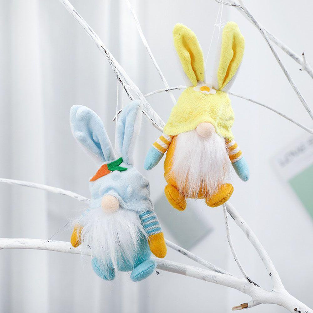 Búp Bê Hình Thỏ Phục Sinh Handmade Trang Trí Tái Sử Dụng Linh Hoạt
