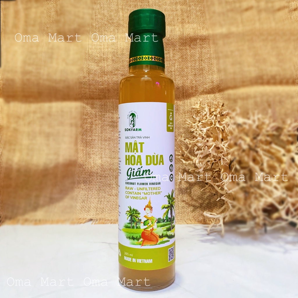 Giấm mật hoa dừa Sokfarm 265ml