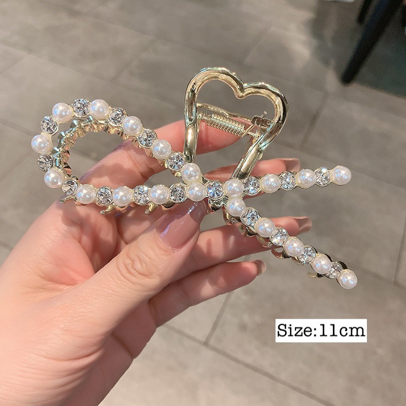 Kẹp tóc Hàn Quốc đính đá Miituu cặp tóc càng cua kim loại nhiều kiểu tùy chọn xinh xắn sang chảnh cho nữ hottrend