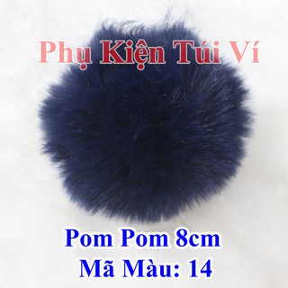 Pom pom trơn 8cm (30k/cái)