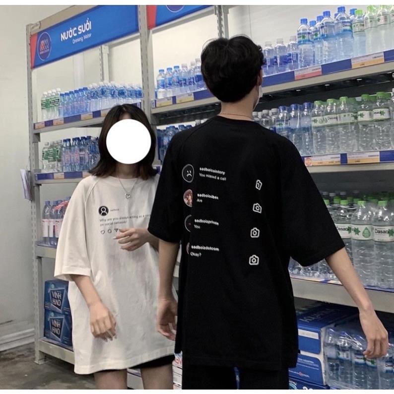 Áo Thun Sad Boiz Sadtagramtee Logo Nam Nữ Áo Thunn Tay Lỡ Sadboiz Unisex Ulzzang Hot Moonstore