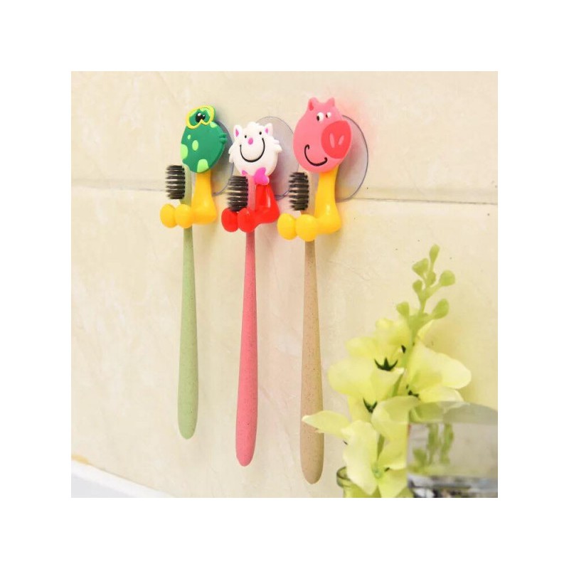 Set 5 dụng cụ kẹp bàn chải, cột tóc hình thú ngộ nghĩnh dễ thương