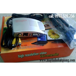 [SIÊU RẺ] Bộ chuyển đổi vga sang av, svideo [HOT 2019]