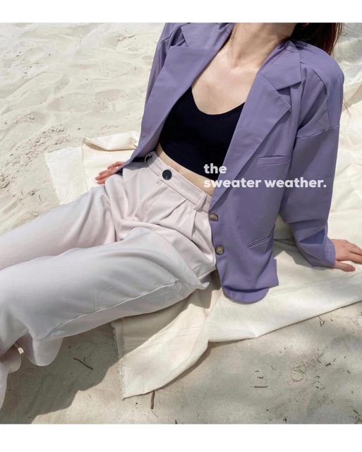 Áo blazer trơn cực xinh (chọn màu inbox)