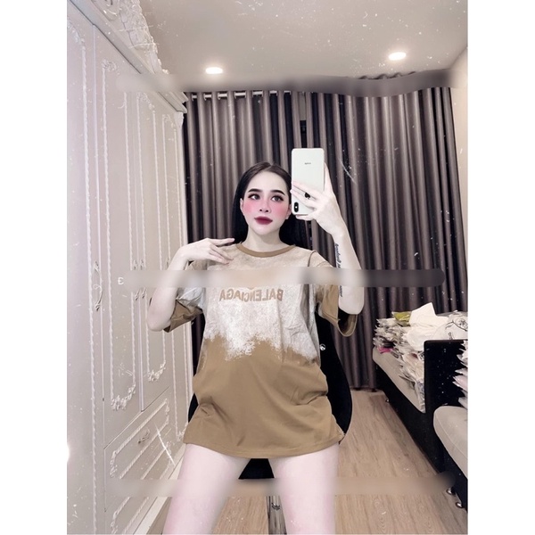 Phông loang hai màu form rộng dấu quần siêu hot