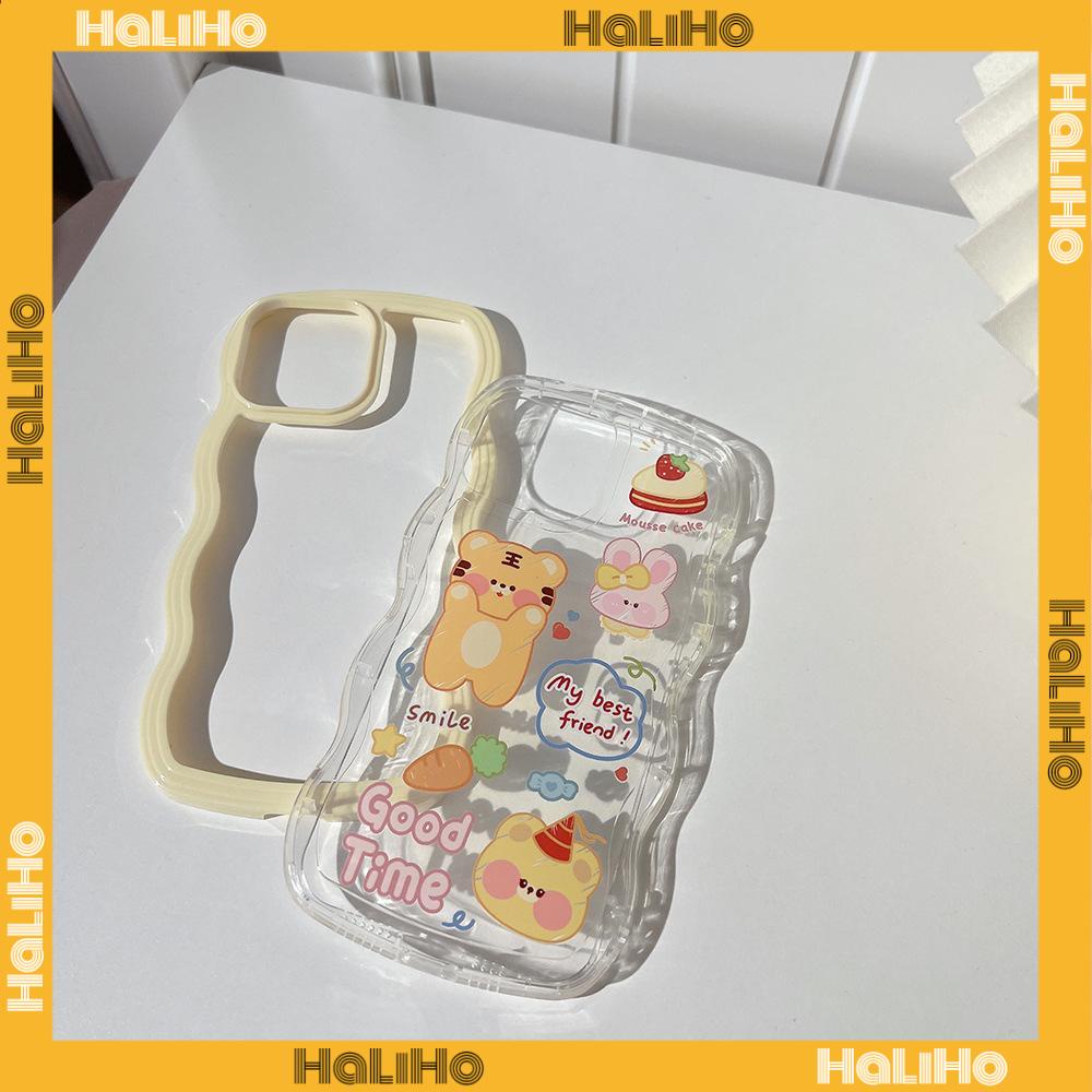 iPhone Case Candy Color Wave 2-in-1 Silicone Soft Case Airbag Shockproof Protection Camera Cartoon Cute Compatible For iPhone 11 Pro Max 13 Pro Max 12 Pro Max 7Plus xr XS Max