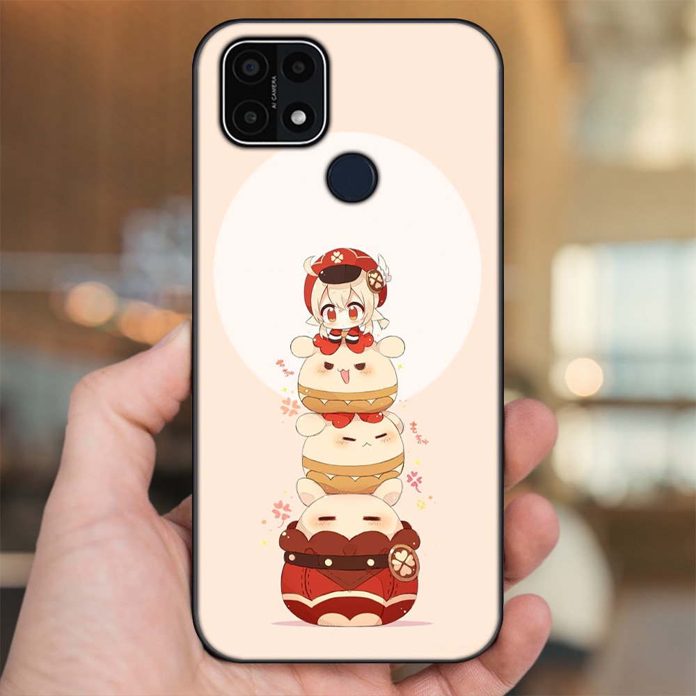 Ốp lưng Oppo A15, A15s viền đen in hình Klee Genshin Impact