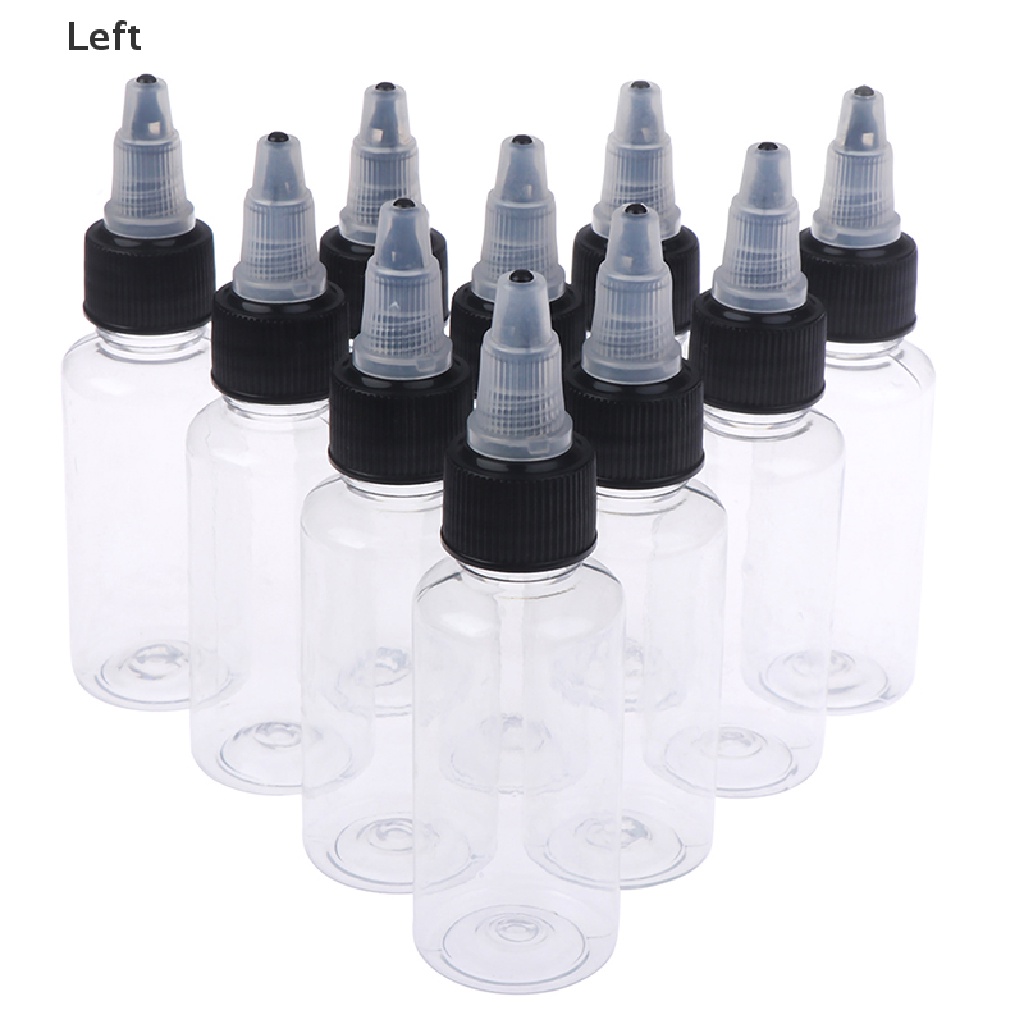 Bộ 10 Lọ Rỗng 30ml Đựng Màu Vẽ Tiện Dụng