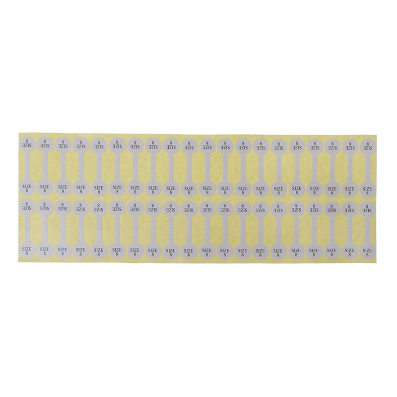 Set 100 Nhãn Dán Hình Tròn / Chữ Nhật Dùng Cho Phòng Thí Nghiệm