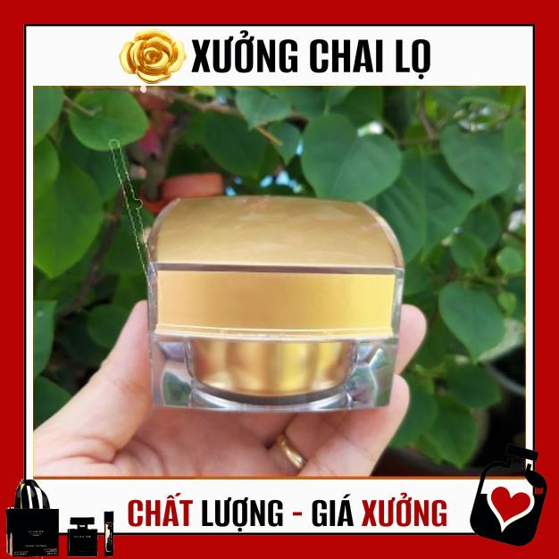Hủ Đựng Kem ❤ Hũ vuông 15g đựng mỹ phẩm , Hũ chiết kem G15 , , phụ kiện du lịch