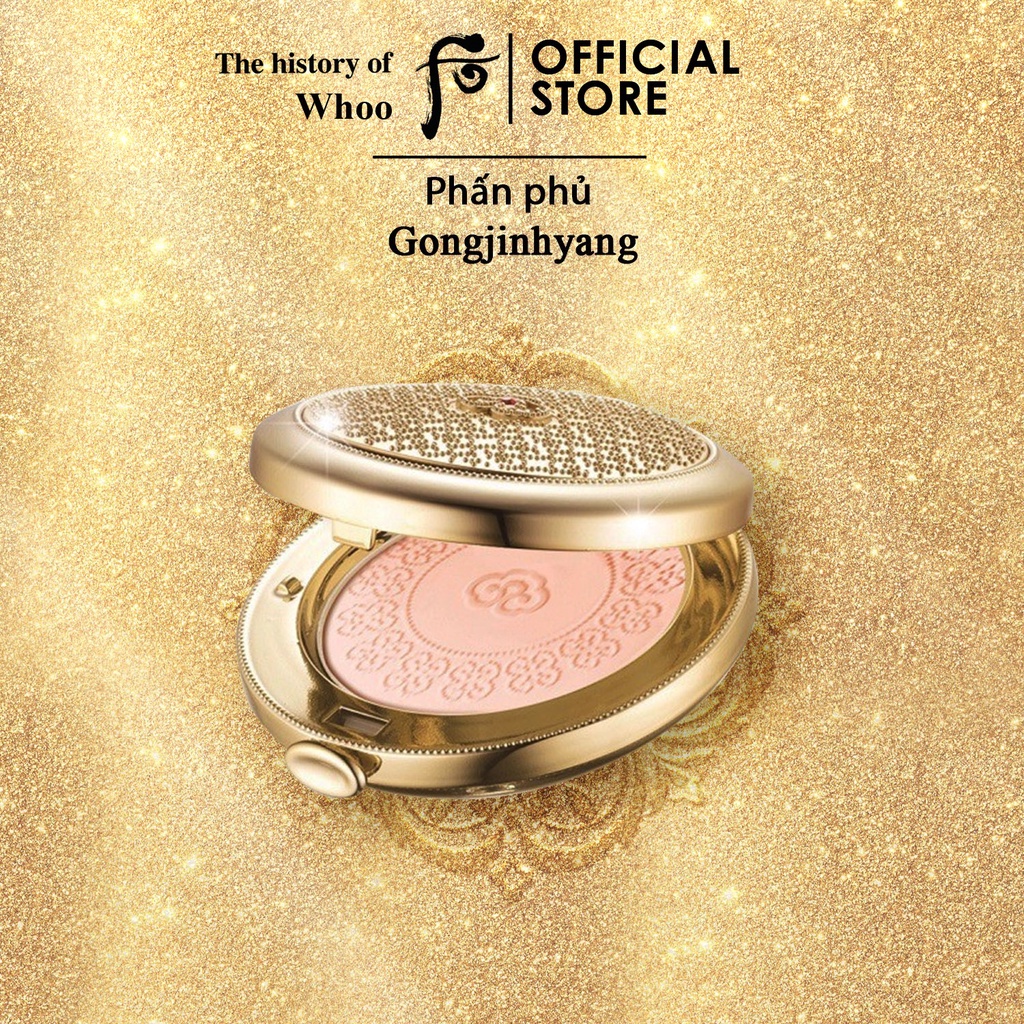 Phấn phủ trang điểm WHOO Gongjinhyang Mi Powder Pact SPF30, PA++  13 g