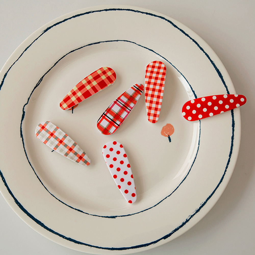 (Hàng Mới Về) 1 Cặp Kẹp Tóc Phong Cách Hàn Quốc Cổ Điển Đáng Yêu