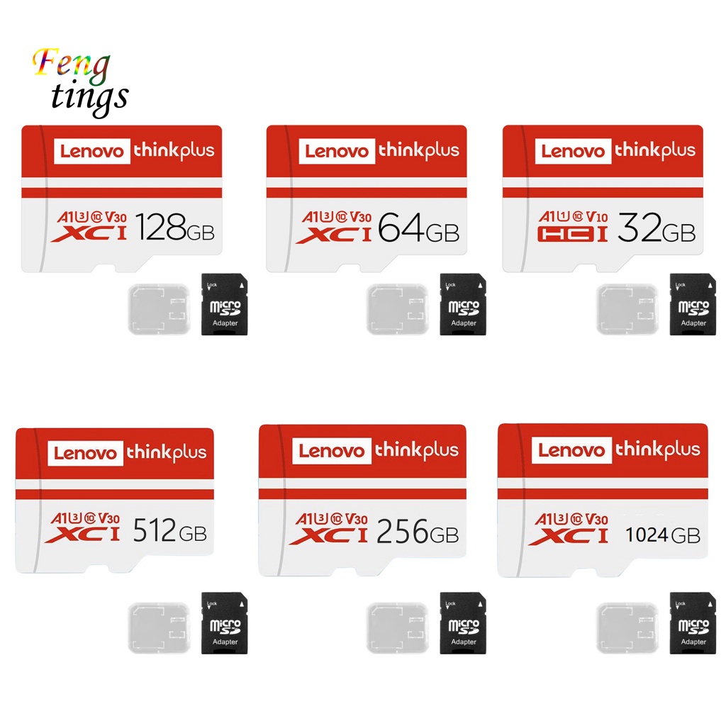 Thẻ Nhớ 32 / 64 / 128 / 256 / 512GB / 1TB TF Cho Máy Ảnh