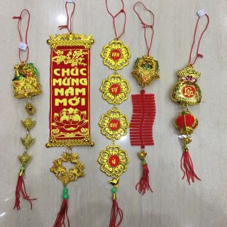 Trang trí cây đào, cây quất ngày tết