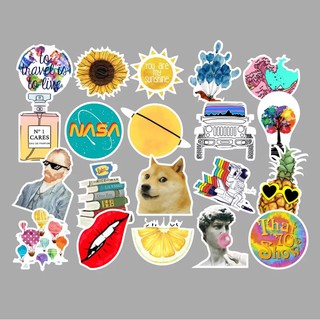 Sticker set 53 CHILL mùa hè chống thấm Graffiti
