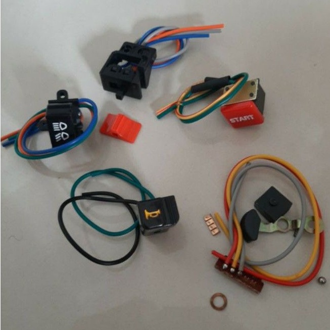 Bộ 5 nút công tắc xe DREAM thái hàng nhập thái