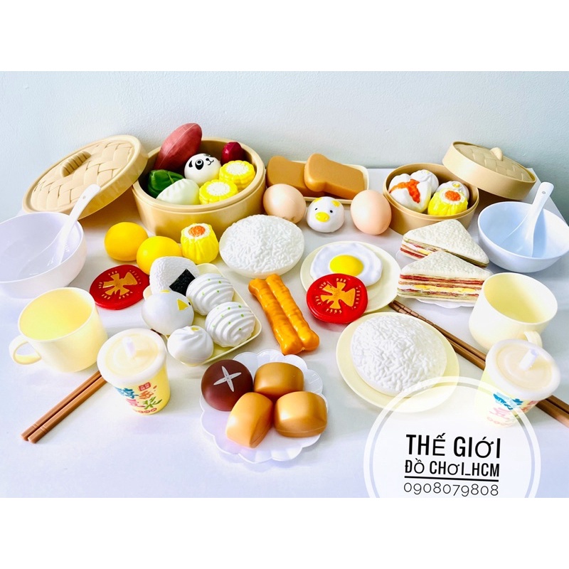 [HÀNG CAO CẤP] Đồ chơi nhà bếp nhiều món ăn food healthy dành cho bé thích bày bàn tiệc