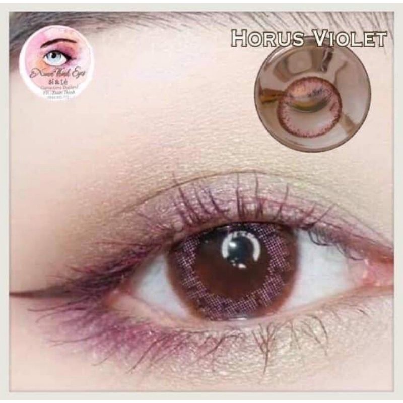 Mẫu Lens Violet  - Kính áp trong màu tím  ( 0 độ )