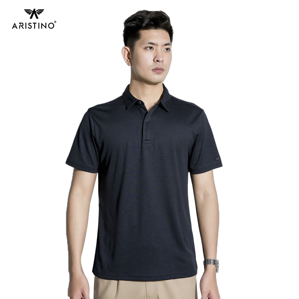 Áo polo nam ARISTINO dệt họa tiết Jacquard trẻ trung, hiện đại, chất thấm hút vượt trội - APS063S8