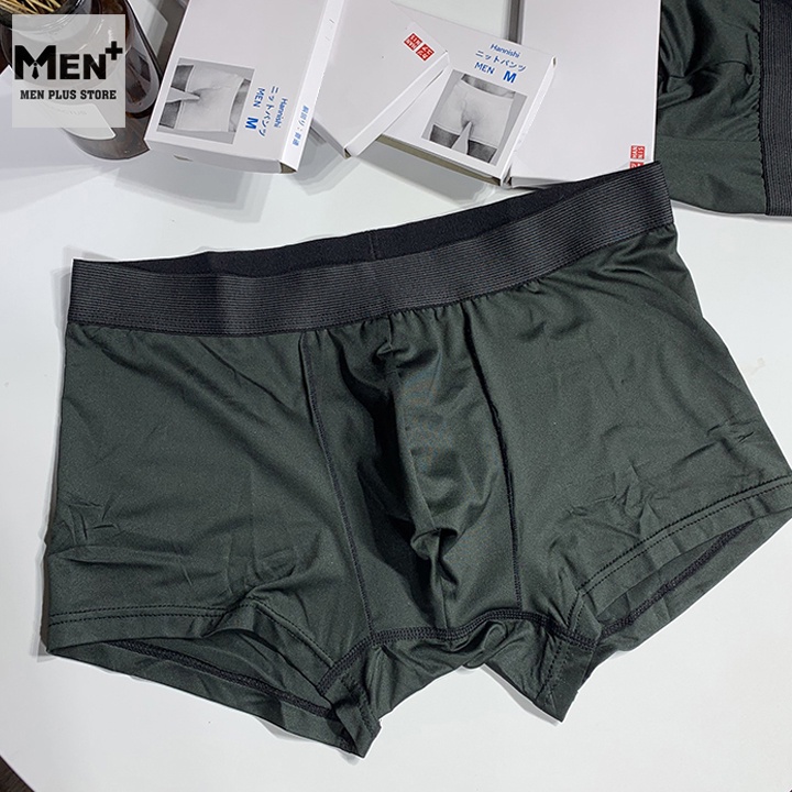 Bộ 5 Quần sịp đùi nam cotton thun lạnh co giãn 4 chiều, thấm hút tối đa - Quần boxer nam cao cấp - SN103