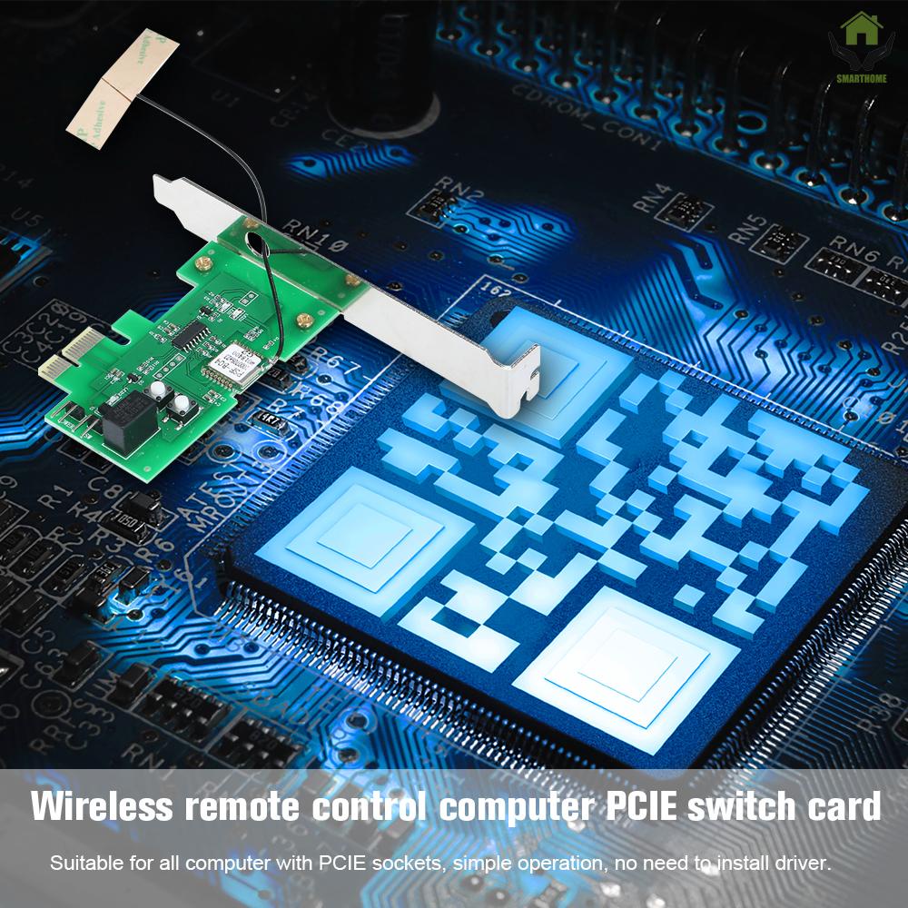 eWeLink Mini PCI-e Desktop PC Remote Control Switch Card WiFi Wireless Smart Switch Relay Module Wireless Restart Switch Turn On/OFF Computer Boot Card for Smart Home