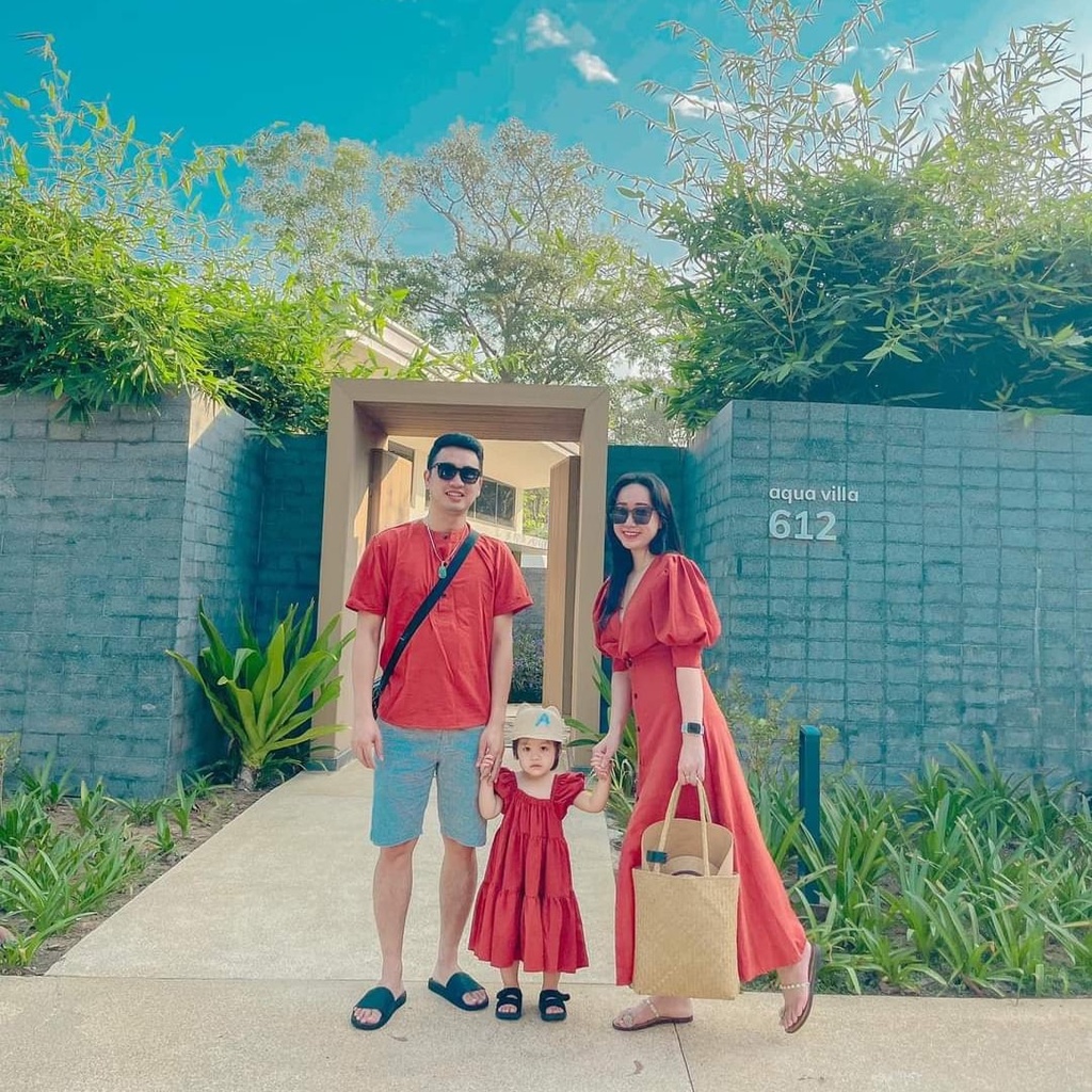 Áo gia đình 3, 4 người - đồng phục gia đình đi biển (có ảnh feedback)- YumiFamily