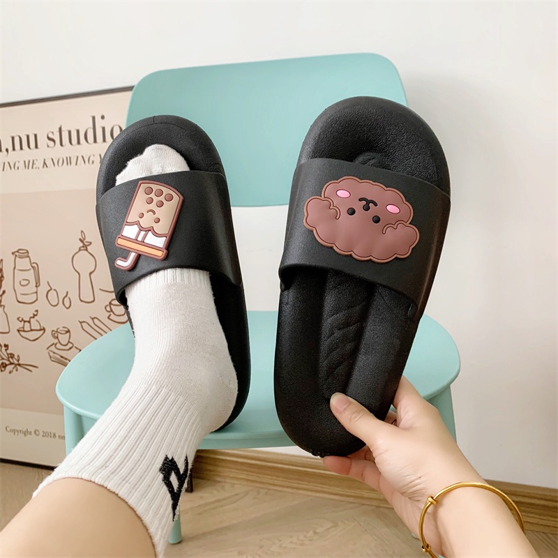 JY501-C3   -dép bánh mì đúc liền đế dày dặn chống trơn