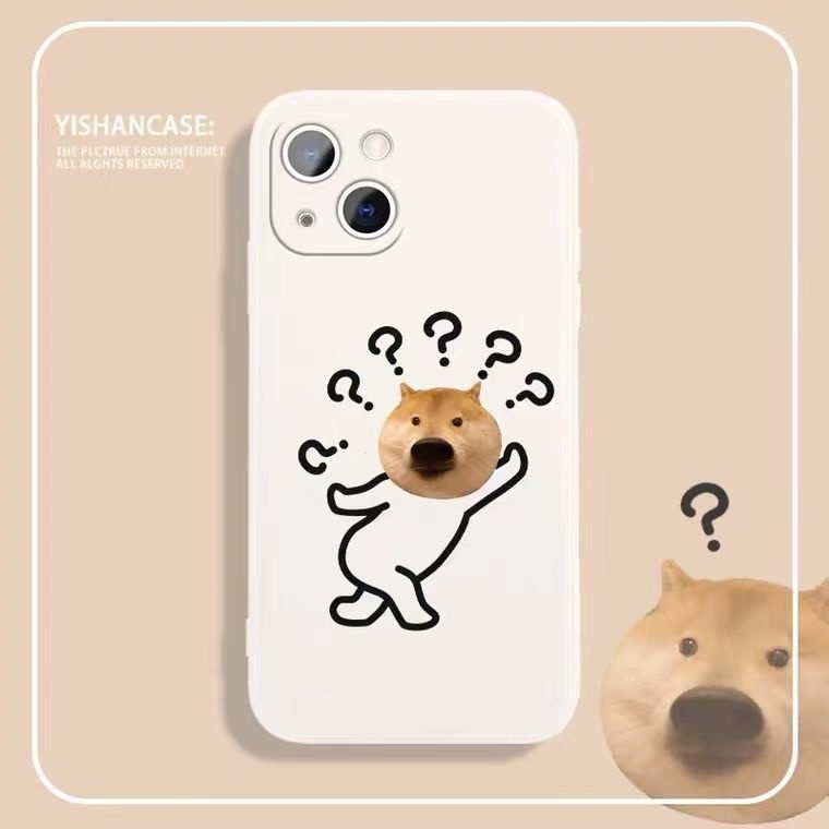Ốp Điện Thoại Chống Sốc Hình Chó Mèo Cho Iphone 13 Pro 11 Pro Max Xr 6s 7 8 Plus 12 Mini 14 Pro Xs Max