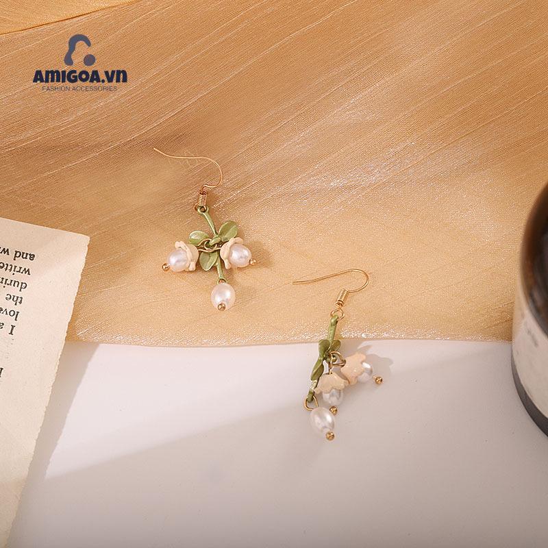 ✨✨Bông Tai Đính Ngọc Trai Nhân Tạo Thời Trang Mùa Xuân Cho Nữ