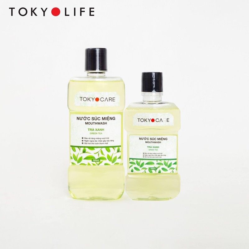 Nước Súc Miệng Tokyo Life Siêu Diệt Khuẩn Hương Bạc Hà Và Trà Xanh