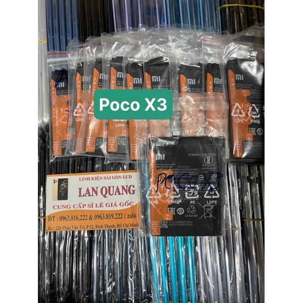 Pin Xiaomi BN57 Poco X3 zin
