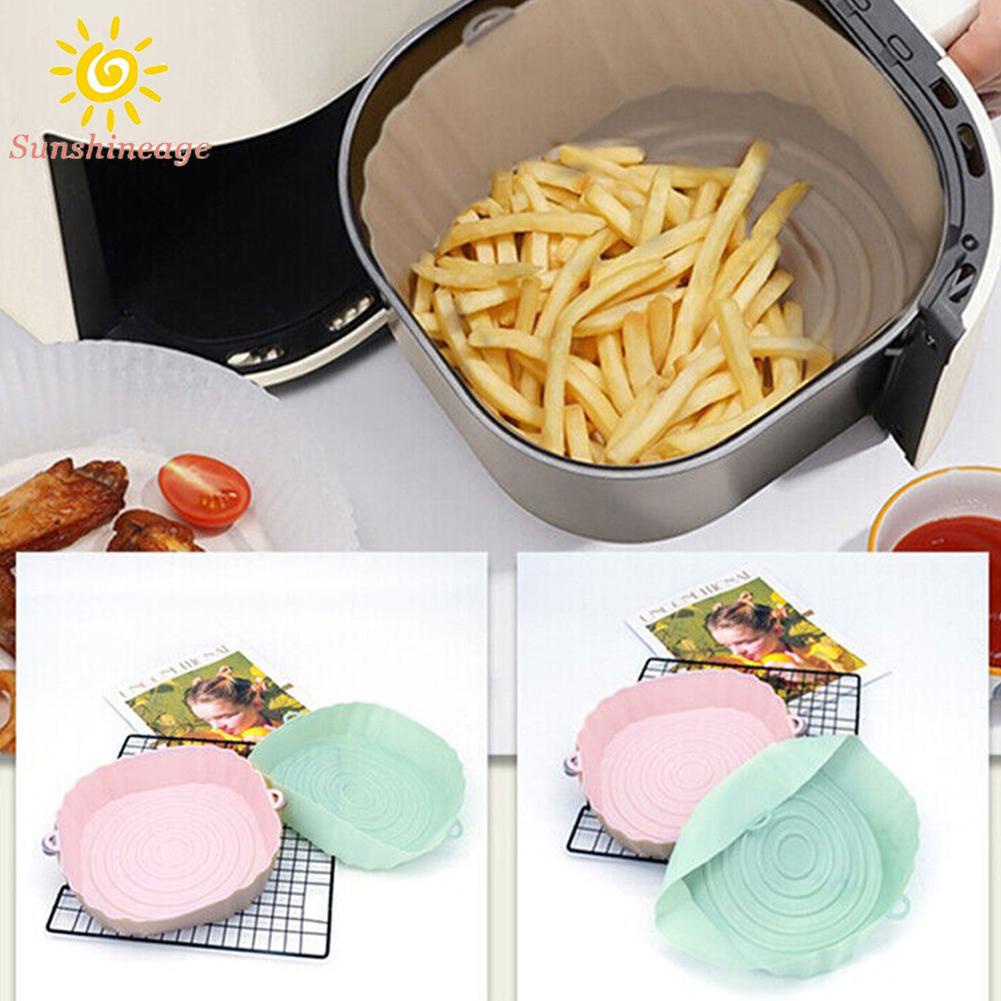 Air Fryer  food grade silicone Pot Baking Basket Oven Non Stick Liners Air Replacement gnfHkUxk UIMTYrr MIDrRkk