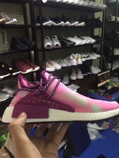 ( Ảnh thật ) Sneaker Human Race tím dây xanh v2