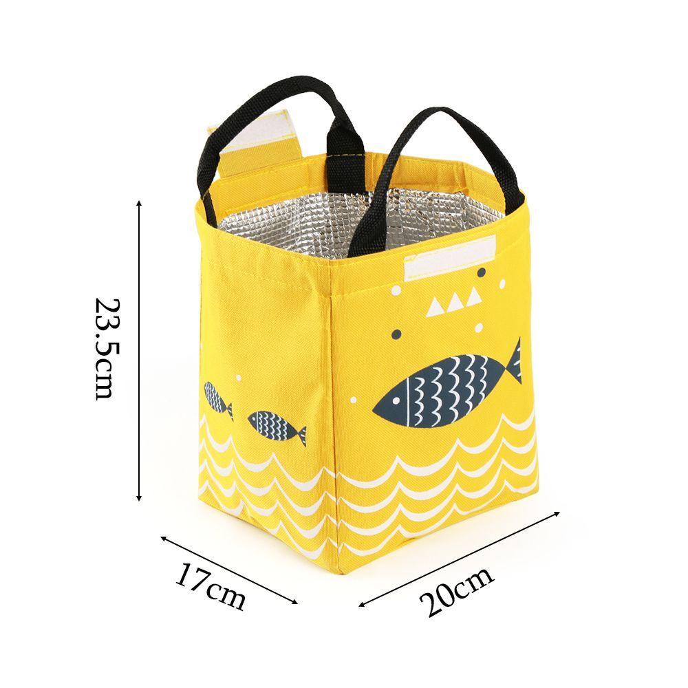 Túi Đựng Cơm Trưa In Hình Hoạt Hình Xinh Xắn