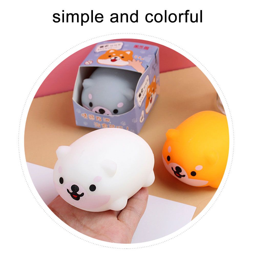 Đồ chơi nắn bóp giảm căng thẳng hình chó shiba dễ thương