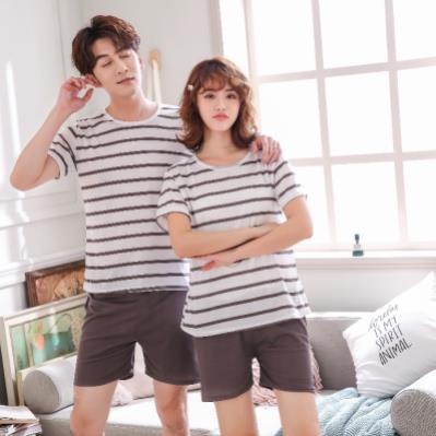 Unisex đồ ngủ Đồ ngủ đôi nam nữ thời trang hoạt hình dễ thương, bộ đồ mặc nhà bằng vải cotton !