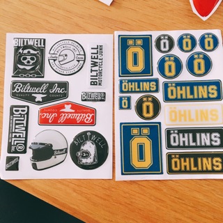 Miếng dán sticker Ohlins Biltwel
