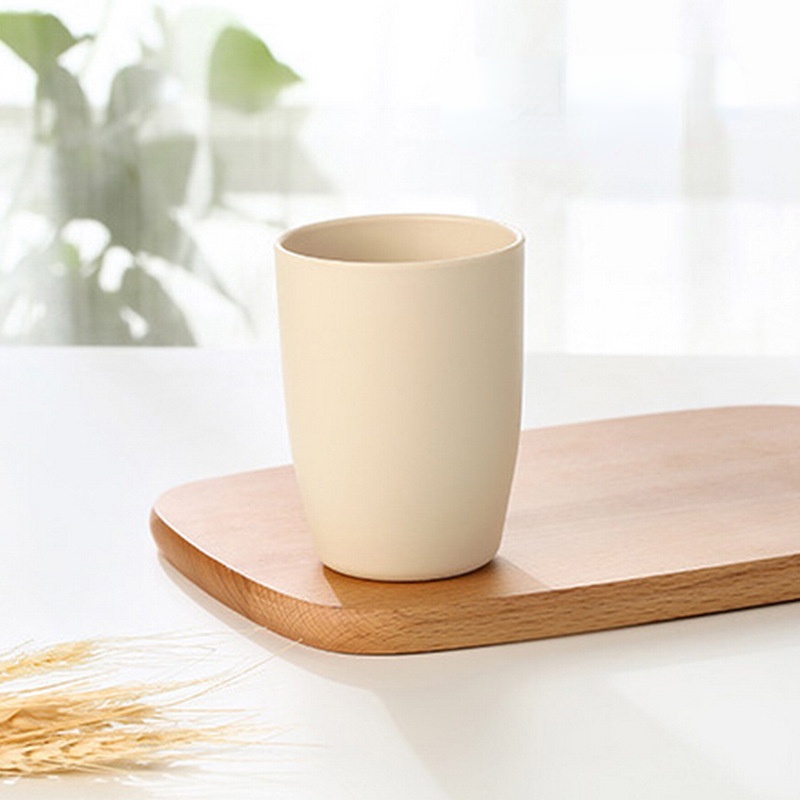 Huohou HUOHOU Cốc Đánh Răng Bằng Nhựa Màu Trơn Sáng Tạo Có Bốn Màu Có Sẵn Cho Cặp Đôi