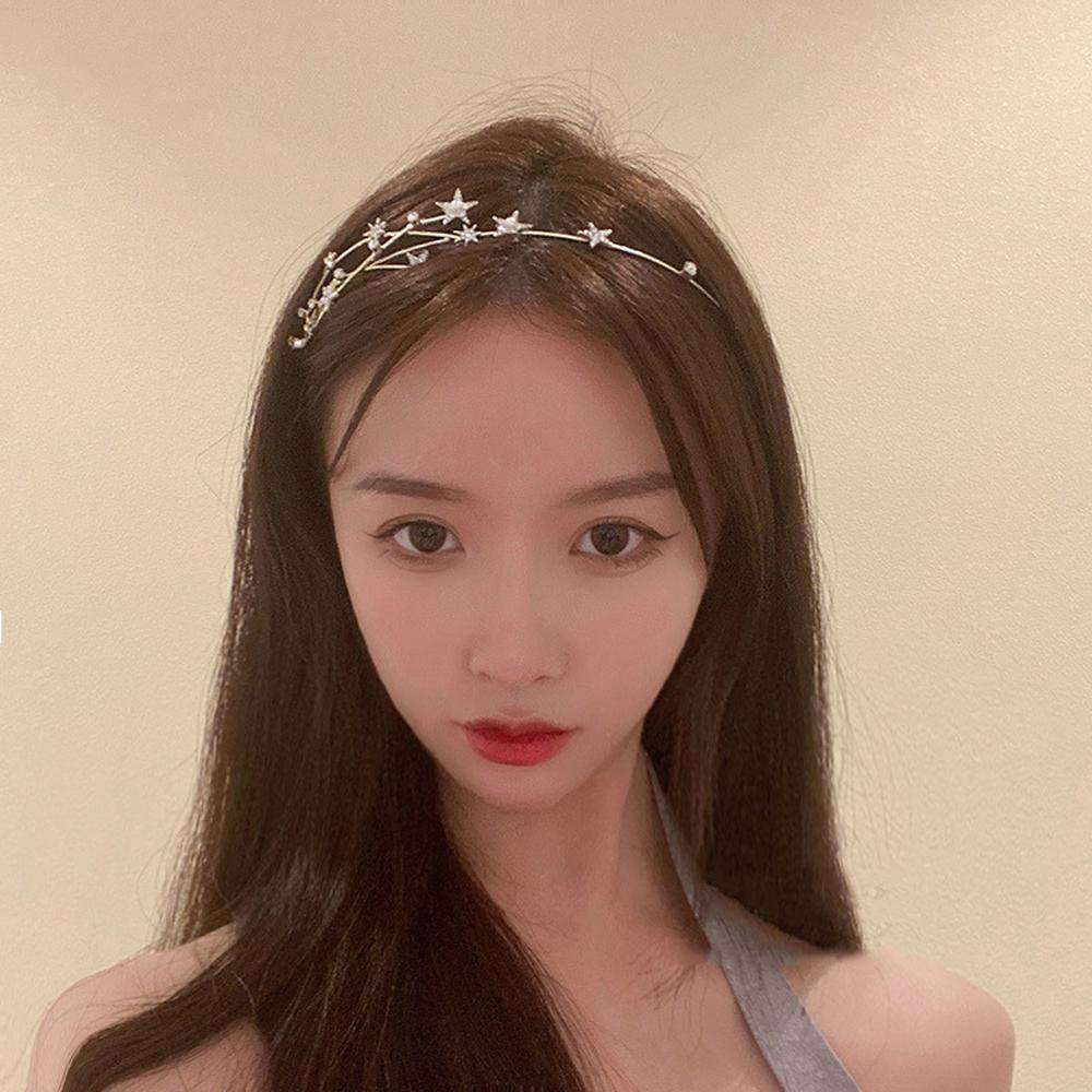 Băng Đô Chống Trượt Thiết Kế Mới Thanh Lịch Thời Trang Dành Cho Nữ|Băng Đô Bện Tóc Thời Trang