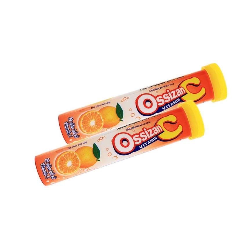 [HOT] Viên Sủi Vitamin C Vị Cam Ossizan - Viên C Sủi Bổ Sung Vitamin C, Tăng Sức Khỏe Tăng Đề Kháng Tăng Lực Lọ 20 Viên