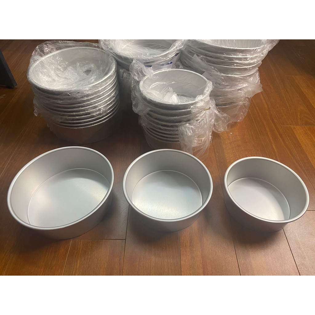 Khuôn nhôm đúc tròn đế liền nướng bánh Size 7/8/9inch