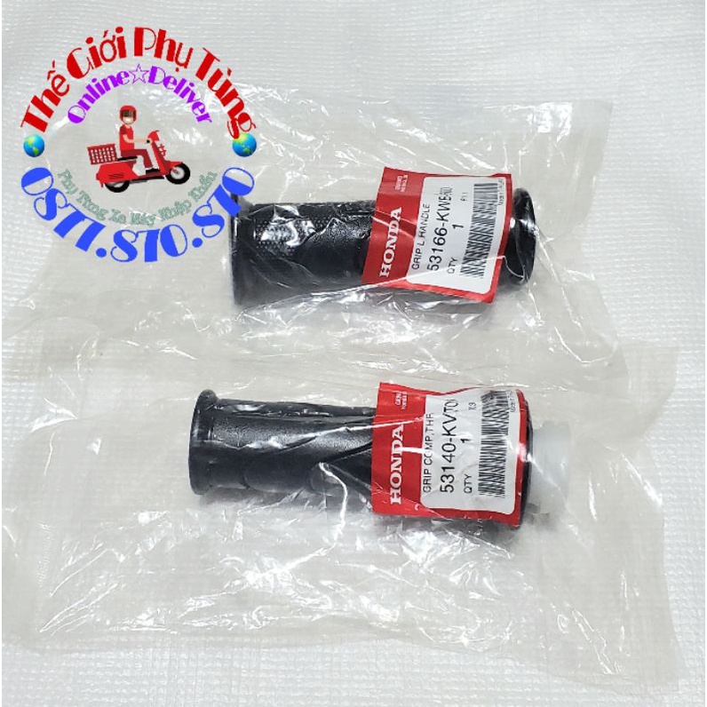 Cặp bao tay Air Blade Thái 110 Zin Honda Thái Lan - 53166-KVB-600 / 53140-KVB-T00