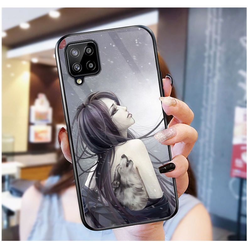 Ốp Lưng SAMSUNG GALAXY A12, A22,M32, A22 5G, M12,M22 Ốp kính bóng cao cấp mới nhất