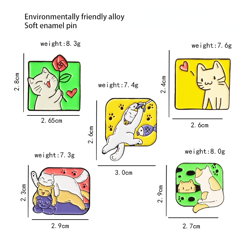 Huy Hiệu Cài Áo Hình Chân Mèo Ngộ Nghĩnh Dễ Thương