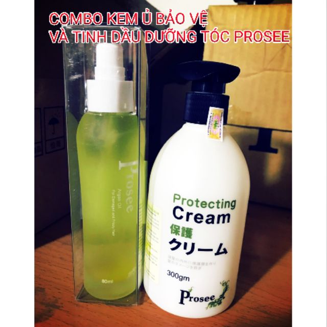 COMBO HẤP DẦU PHỤC HỒI VÀ TINH DẦU DƯỠNG TÓC PROSEE NHẬT BẢN